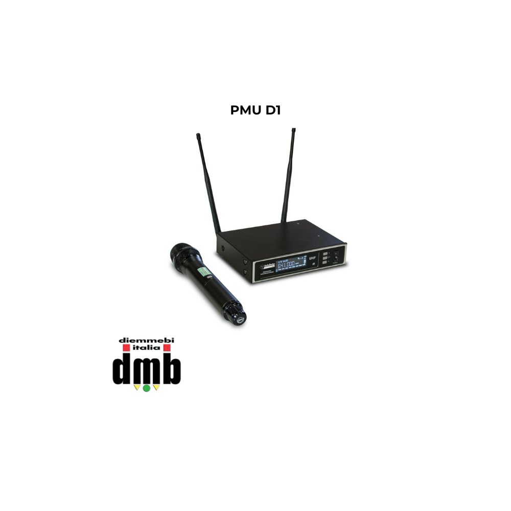 PMU D1 - AUDIO DESIGN PRO -  Sistema wireless UHF TrueDiversity con Microfono