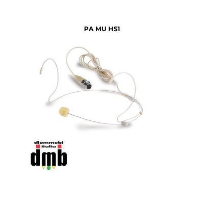 PA MU HS1 - AUDIODESIGN PRO - Microfono ad archetto Avorio x Body Pack PA MU BP 1
