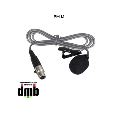 PM L1 - AUDIODESIGN PRO - Microfono Levalier con connessione mini XLR per sistemare PMU 3 e PMU4