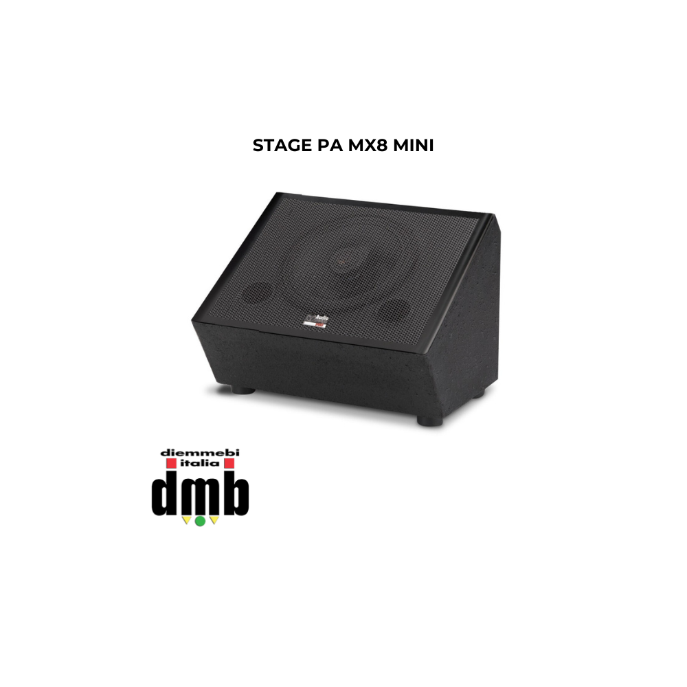 Stage PA MX8 Mini - AUDIO DESIGN PRO - Monitor da palco professionale attivo 8" coassiale