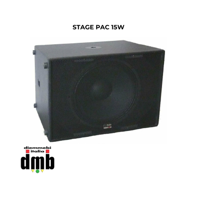 AUDIODESIGN PRO - Stage PAC 15W - Subwoofer Compatto Attivo 15"