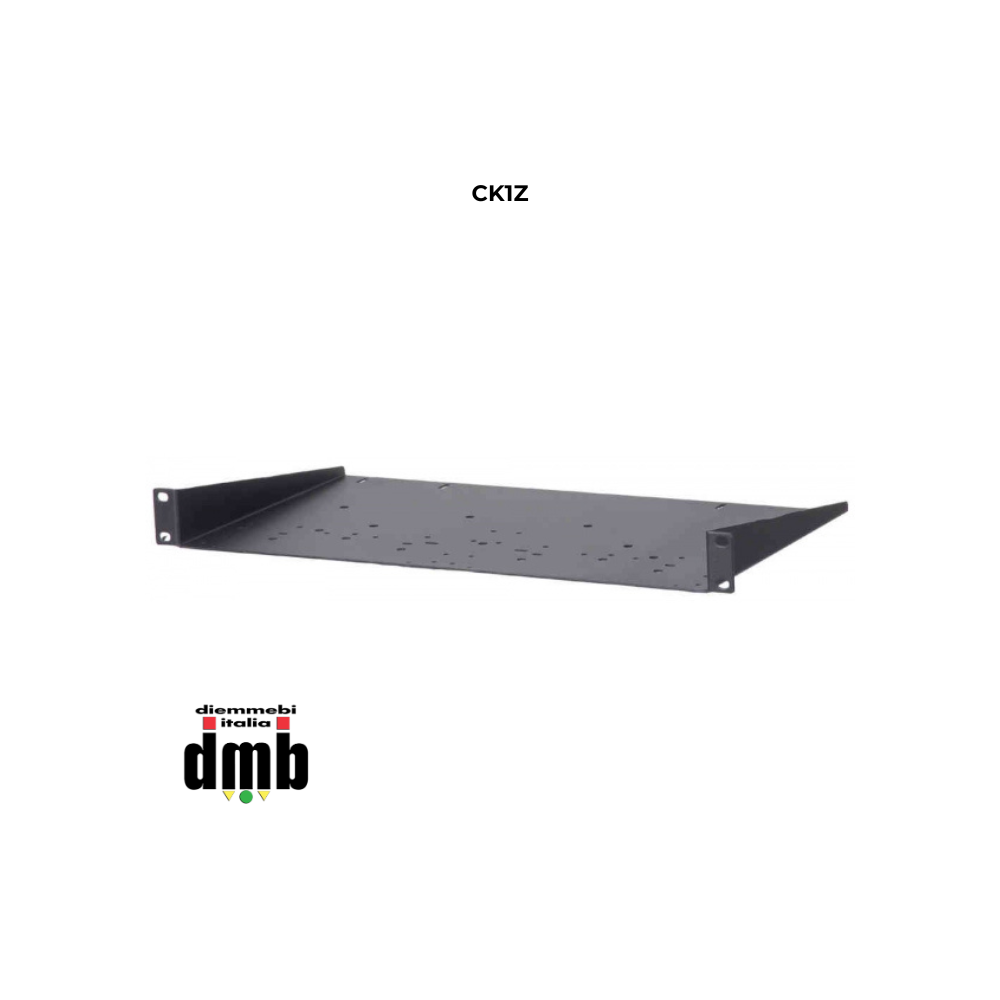 MD ITALY CK1Z - Ripiano rack 19" 1 unità con multiforatura