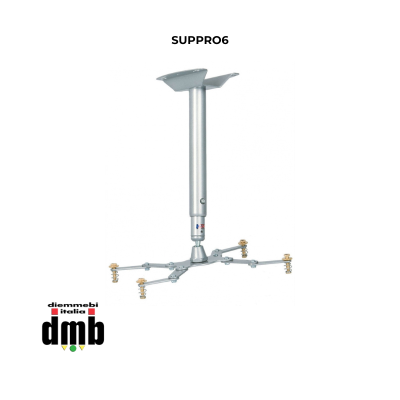 MD ITALY- SUPPRO6- Supporto universale telescopico da soffitto per videoproiettori. Lunghezza 68/115 cm.
