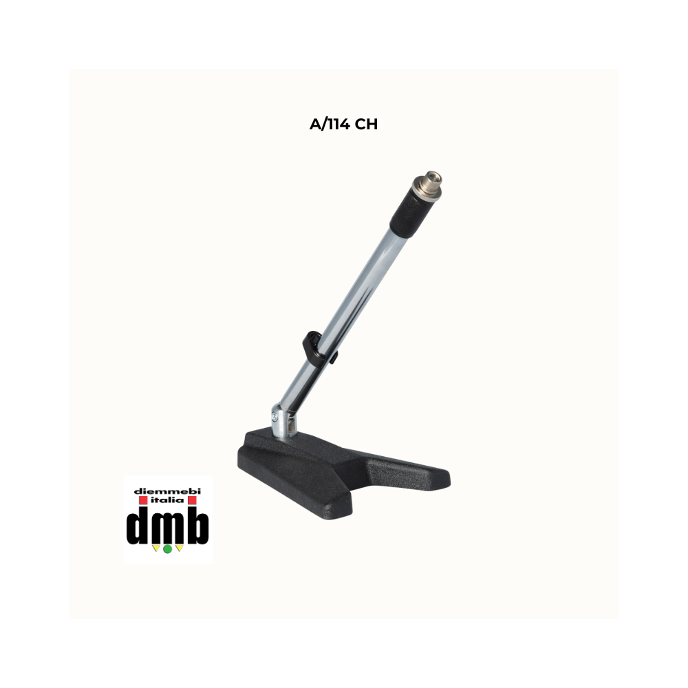 QUIK LOK - A/114 - Asta microfonica corta con base in ghisa