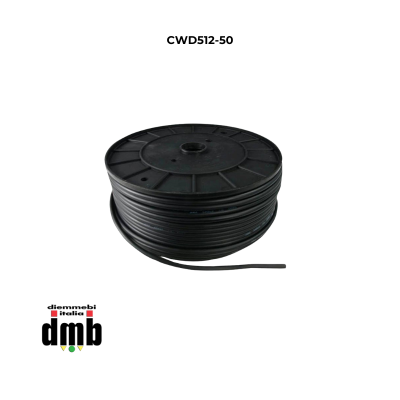 DMX- CWD512-50- Bobina cavo da 50 metri, impedenza 110 Ohm, diametro 6mm