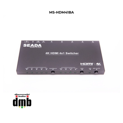 SEADA- MS-HDM41BA - Switcher HDMI 4K@60 4×1