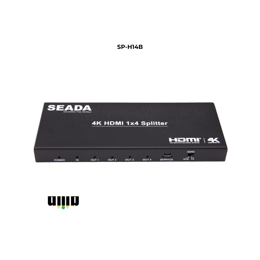 SEADA-SP-H14B- Splitter 1×4 HDMI 18 Gbps