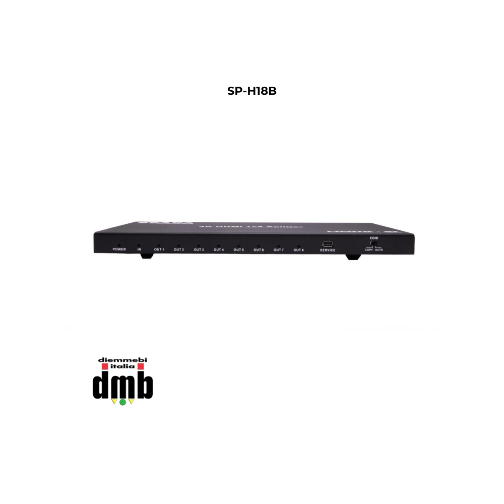 SEADA-SP-H18B- Splitter HDMI 18Gbps 1 × 8