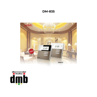 AUXDIO - DM-835 - Intelligent Music Amplifier con pannellino frontale bianco
