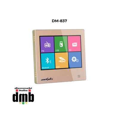 AUXDIO - DM-837 - Intelligent Music Amplifier with 3.5" Touch Screen