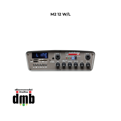 M2 12W/L - AUDIODESIGN PRO - Diffusore Attivo e Portatile con Batterie