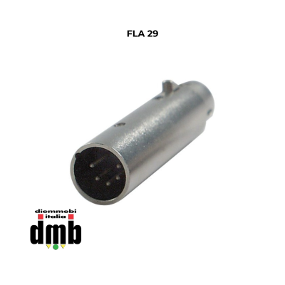 DAF AUDIO - FLA 29 - Adattatore XLR 3 poli femmina 5 poli maschio