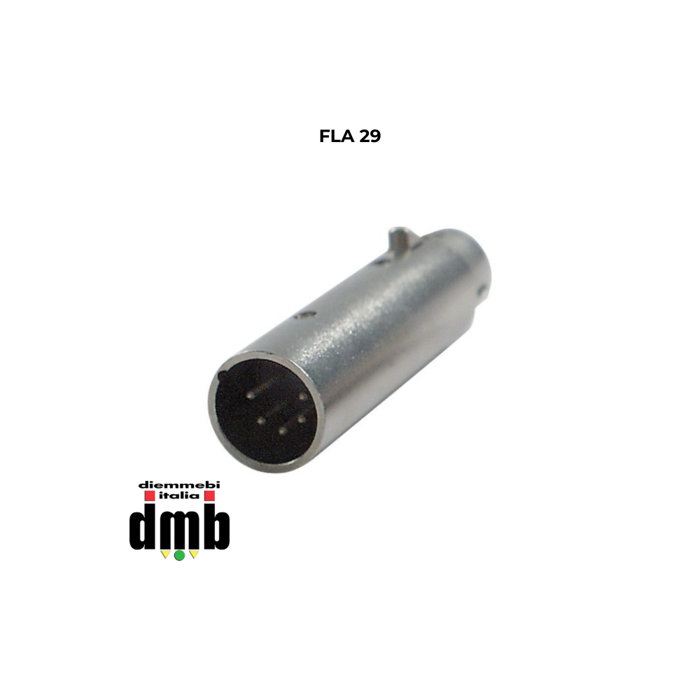 DAF AUDIO - FLA 29 - Adattatore XLR 3 poli femmina 5 poli maschio