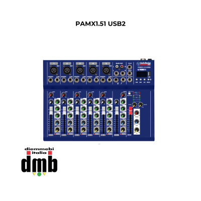 AUDIODESIGN - PAMX1.51 USB2 Mixer Audio