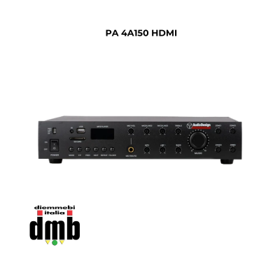 AUDIODESIGN PRO - PA 4A150 HDMI - Amplificatore PA