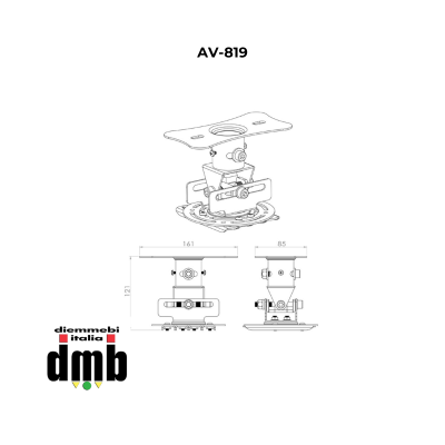 ABTUS - AV819 - SUPPORTO VIDEOPROIETTORE