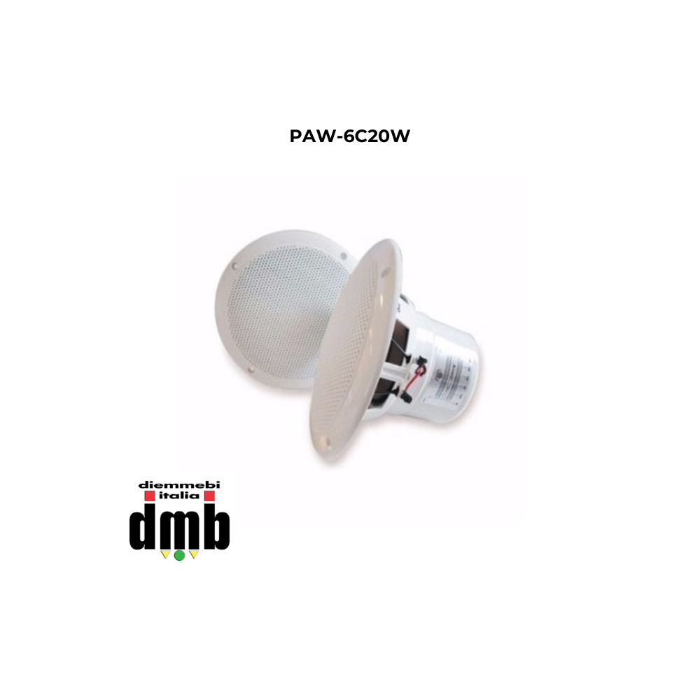 AD-DESIGN - PAW-6C20W - Diffusore 6” Full Range da incasso IP44