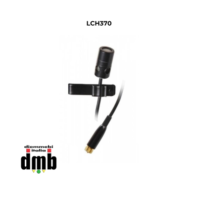PROEL - LCH370 - Microfono Professionale Lavalier acondensatore cardiode - Corredato di 3 adattatori