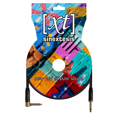 SINEXTESIS - 2201-6 - Cavo Jack - Jack 90° Connettori con Blocco 6 mt. "Professional Series"