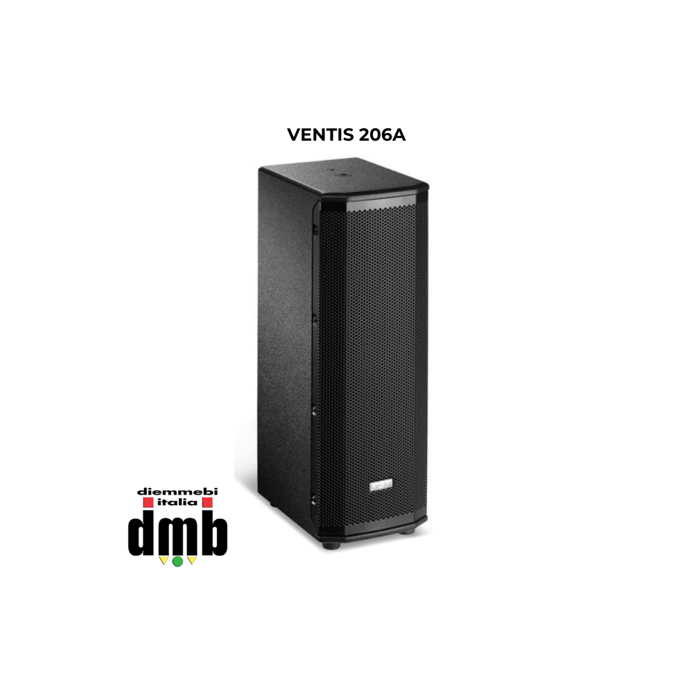 FBT - VENTIS 206A - 40639 - Diffusore cassa acustica attiva biamplificata con DSP 2x6.5" 900W