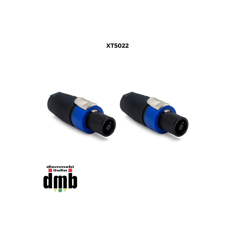 SINEXTESIS - XT5022 - Coppia spinotti Speakon Maschio 4 Poli SINEXTESIS - XT5022 - Coppia spinotti Speakon Maschio 4 Poli