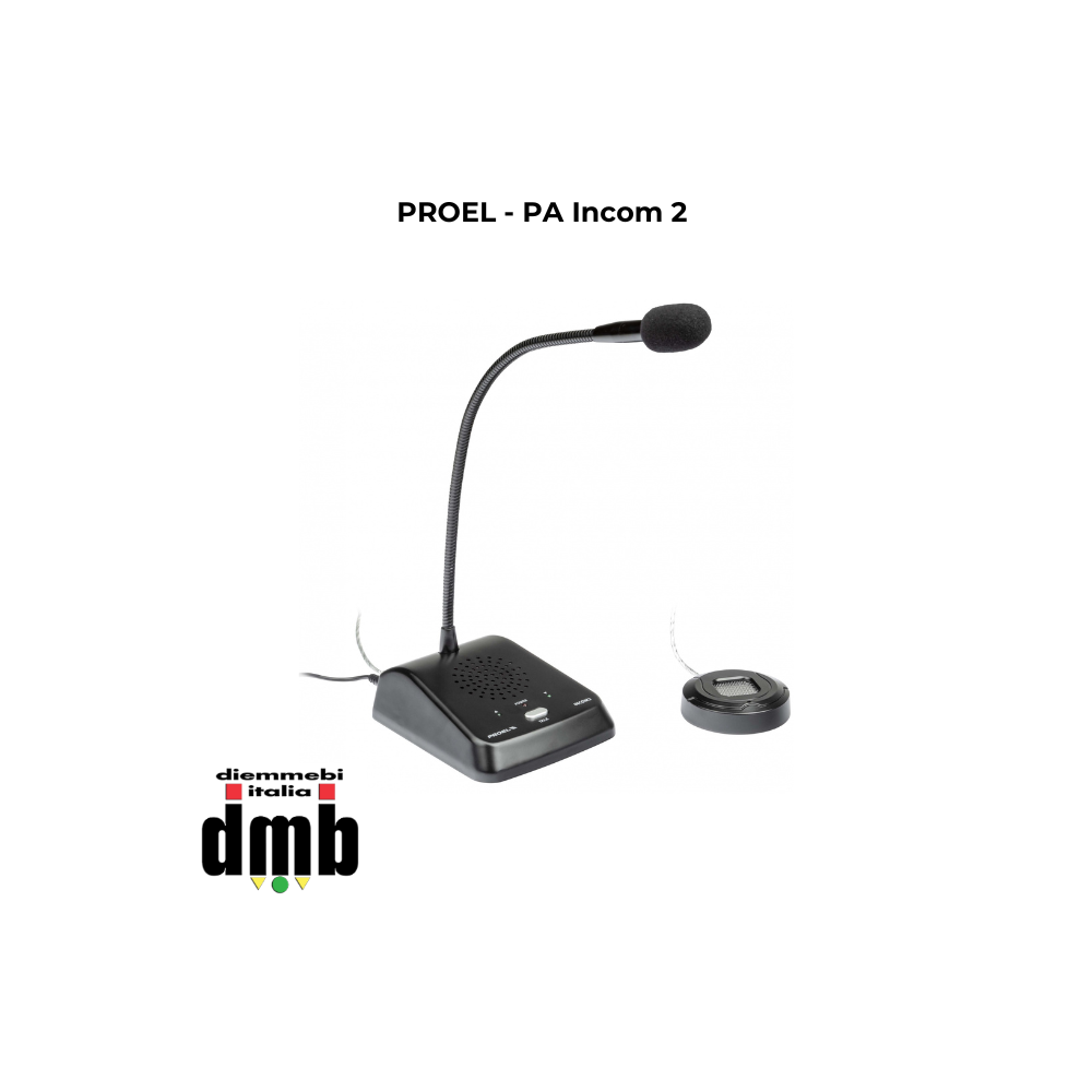 PROEL - PA Incom 2 - Interfono full-duplex per sportelli