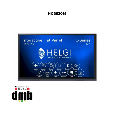 HELGI - HC8620M - Monitor Interattivo 86" C Series Wi-Fi RDM-Ready