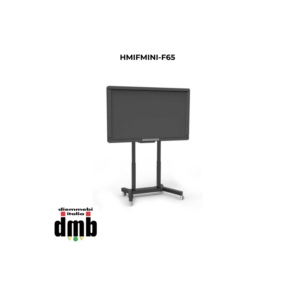 HELGI - HMIFMINI-F65 - Carrello monitor motorizzato max 95"/ 65Kg SLIM LIGHT