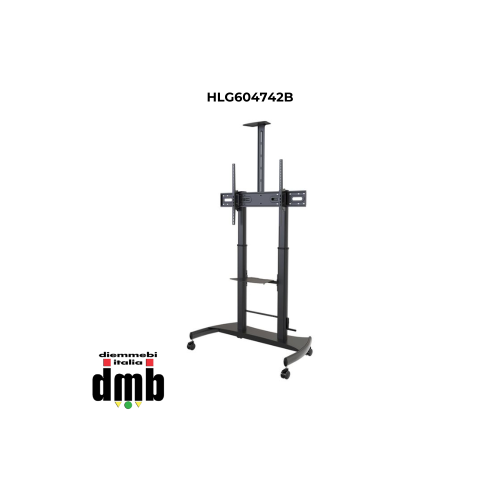 HELGI - HLG604742B - Carrello Monitor fino a 100" Manuale/Con Manovella