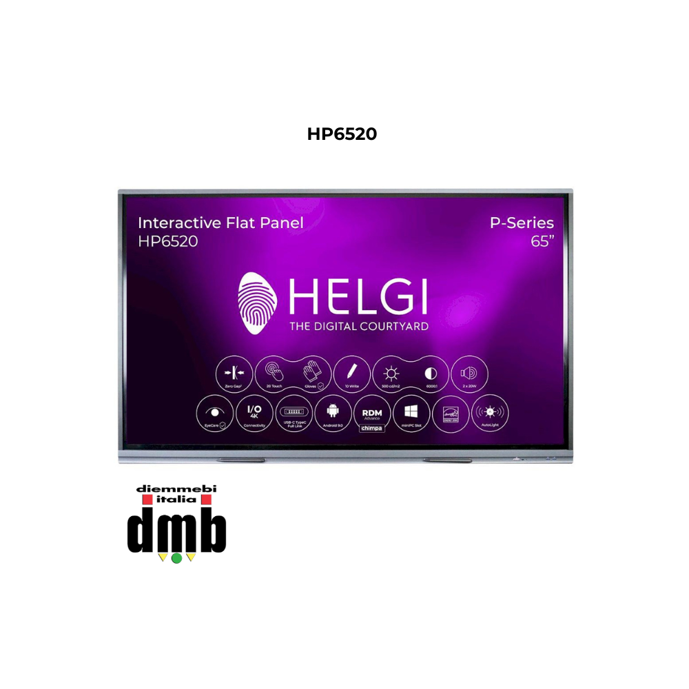 HELGI - HP6520 - Monitor Interattivo 65" P Series RDM-Advance
