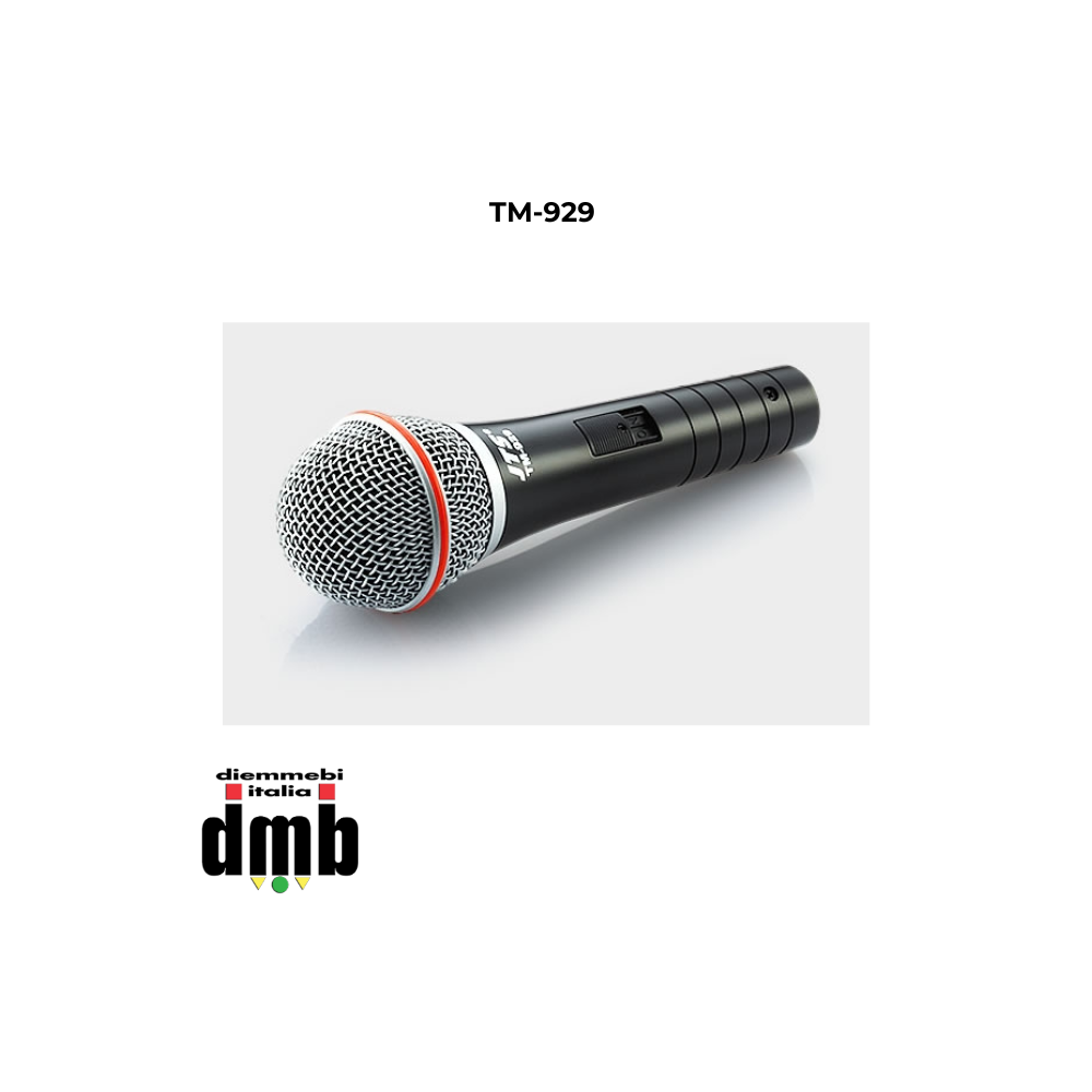 JTS - TM-929 - 26019 - Microfono dinamico cardioide con cavo XLR