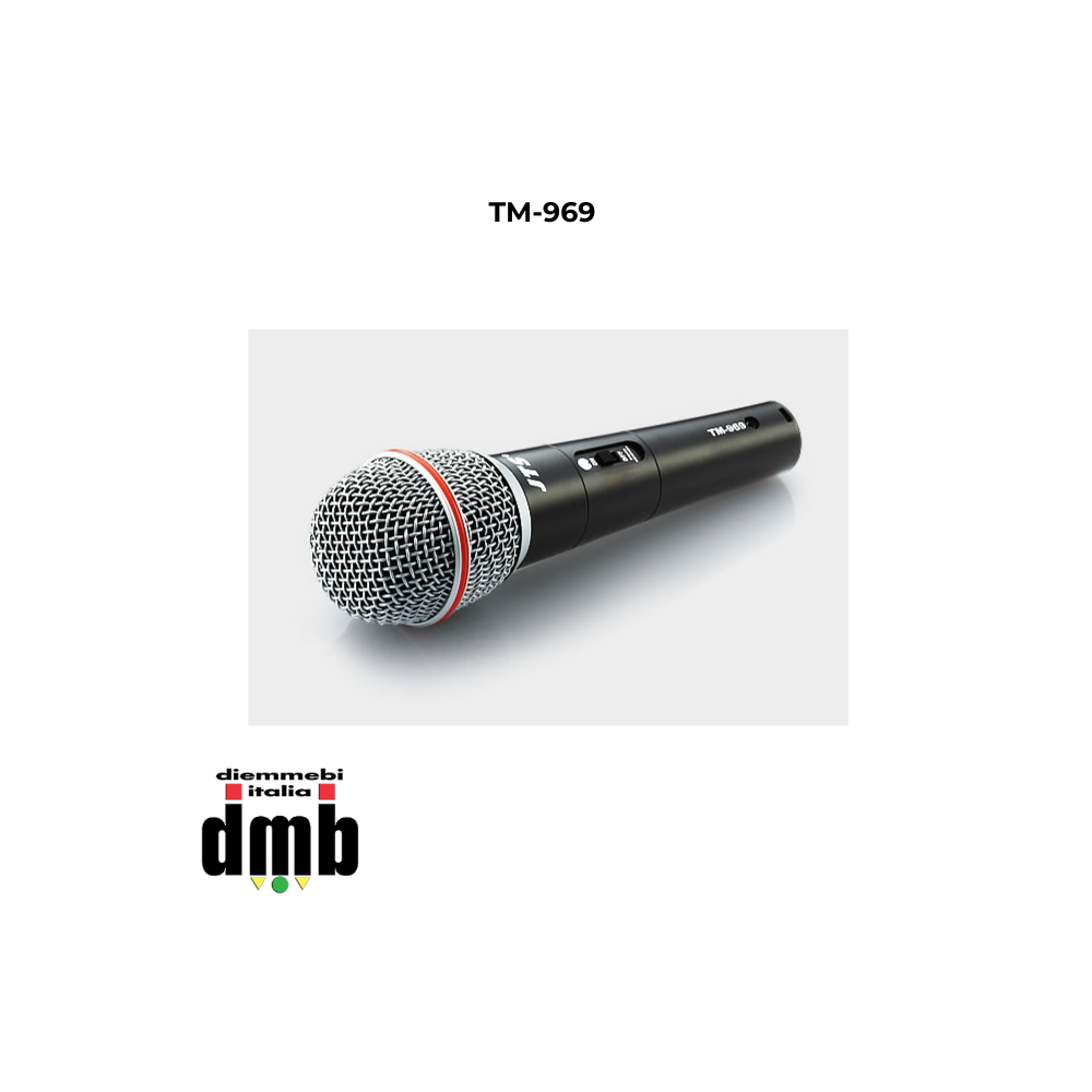 JTS - TM-969 - 26020 - Microfono dinamico cardioide con cavo XLR