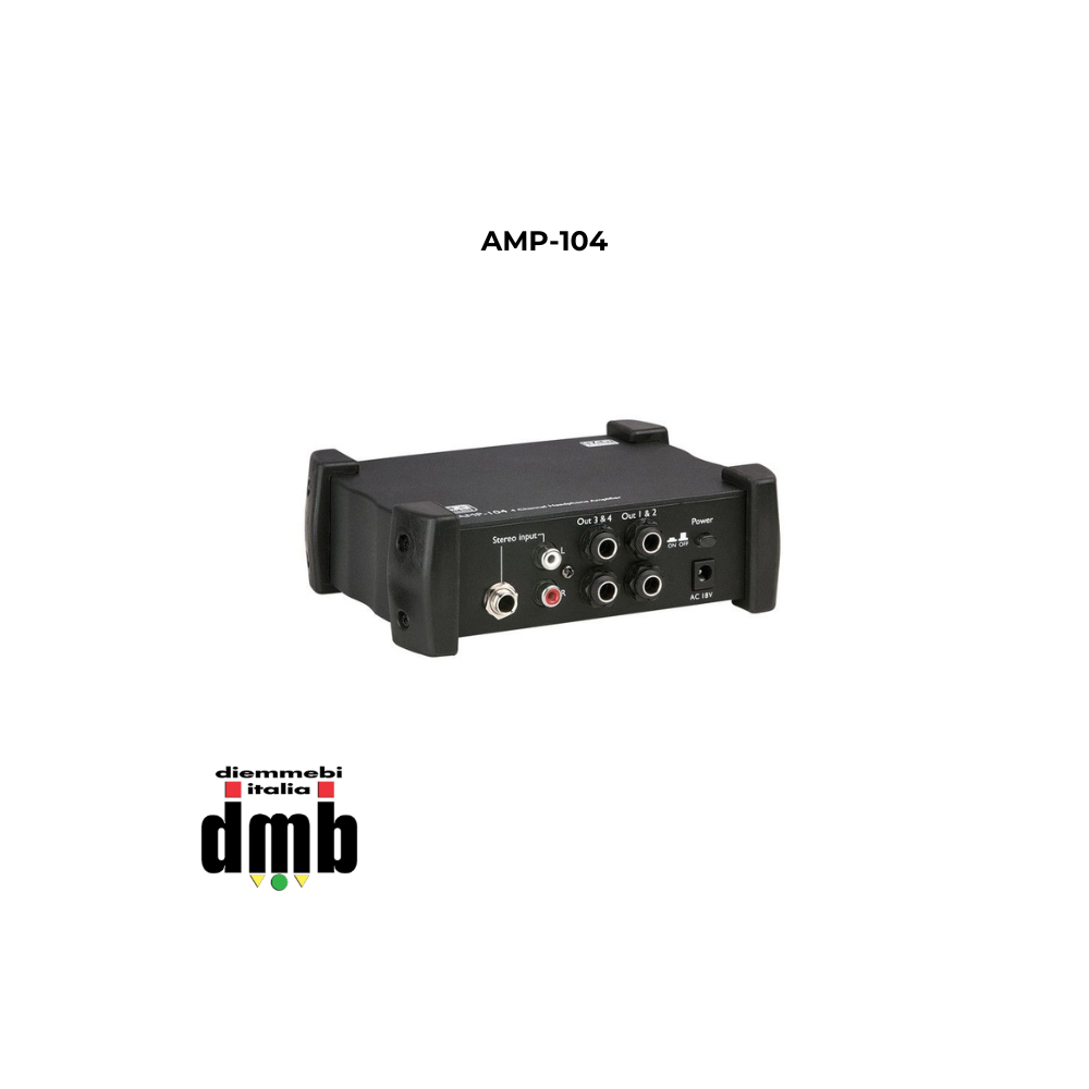 DAP AUDIO - DAP AMP-104 • AMPLIFICATORE CUFFIA 4 CANALI