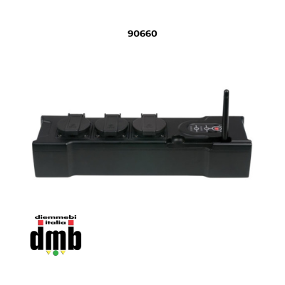SHOWGEAR - 90660 - PowerBOX 3 Ricevitore W-DMX da 2,4GHz integrato