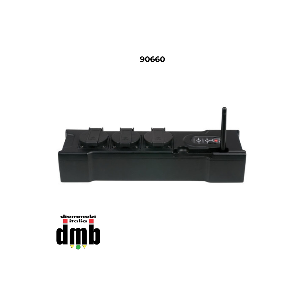 SHOWGEAR - 90660 - PowerBOX 3 Ricevitore W-DMX da 2,4GHz integrato