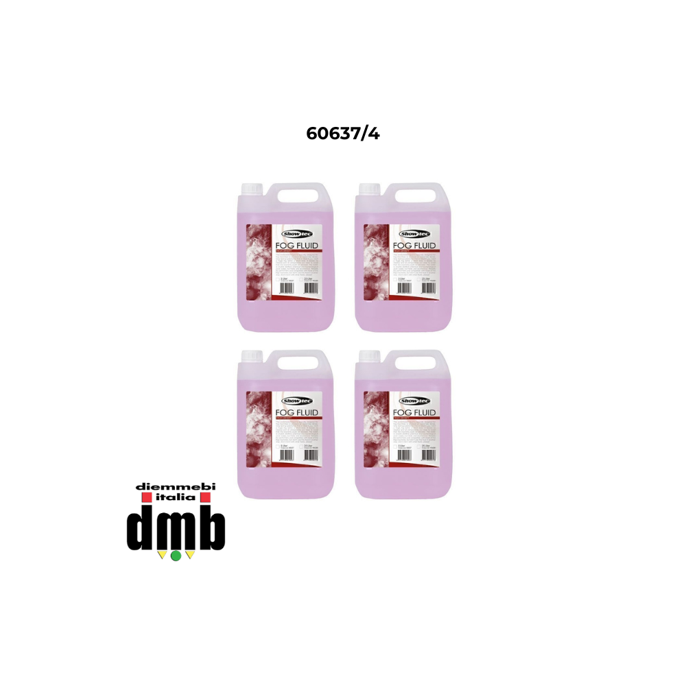 SHOWTEC - 60637 /4 - Confezione da 4 lattine di liquido per macchina da fumo ad alta densità da 5 litri SHOWTEC - 60637 /4 - Confezione da 4 lattine di liquido per macchina da fumo ad alta densità da 5 litri