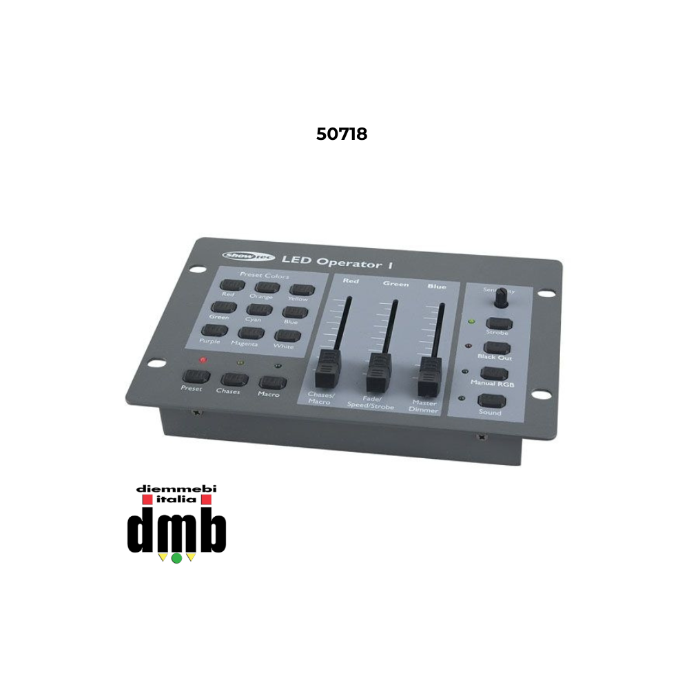 SHOWTEC - 50718 - Controller LED DMX 3 canali 9 colori SHOWTEC 50718 LED OPERATOR 1