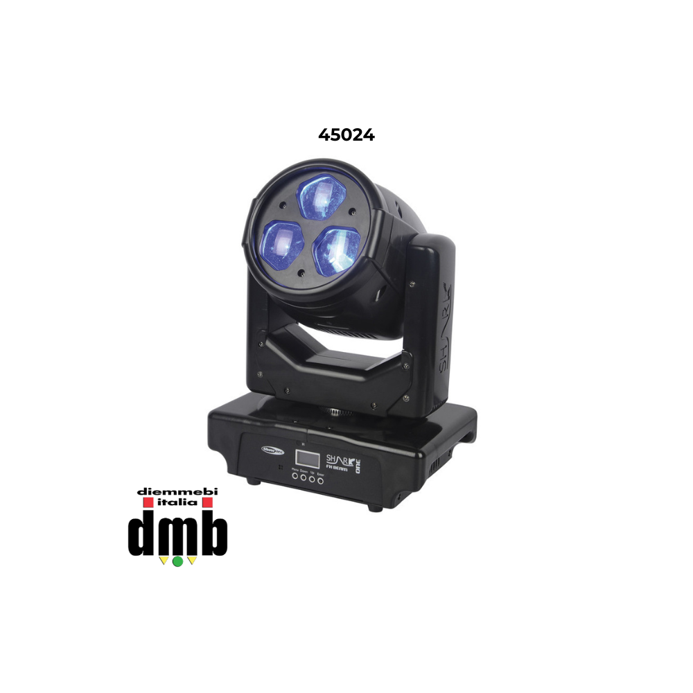 SHOWTEC - 45024 - Shark Beam FX One Testa mobile Beam 3 x 40 W LED RGBW 3-in1