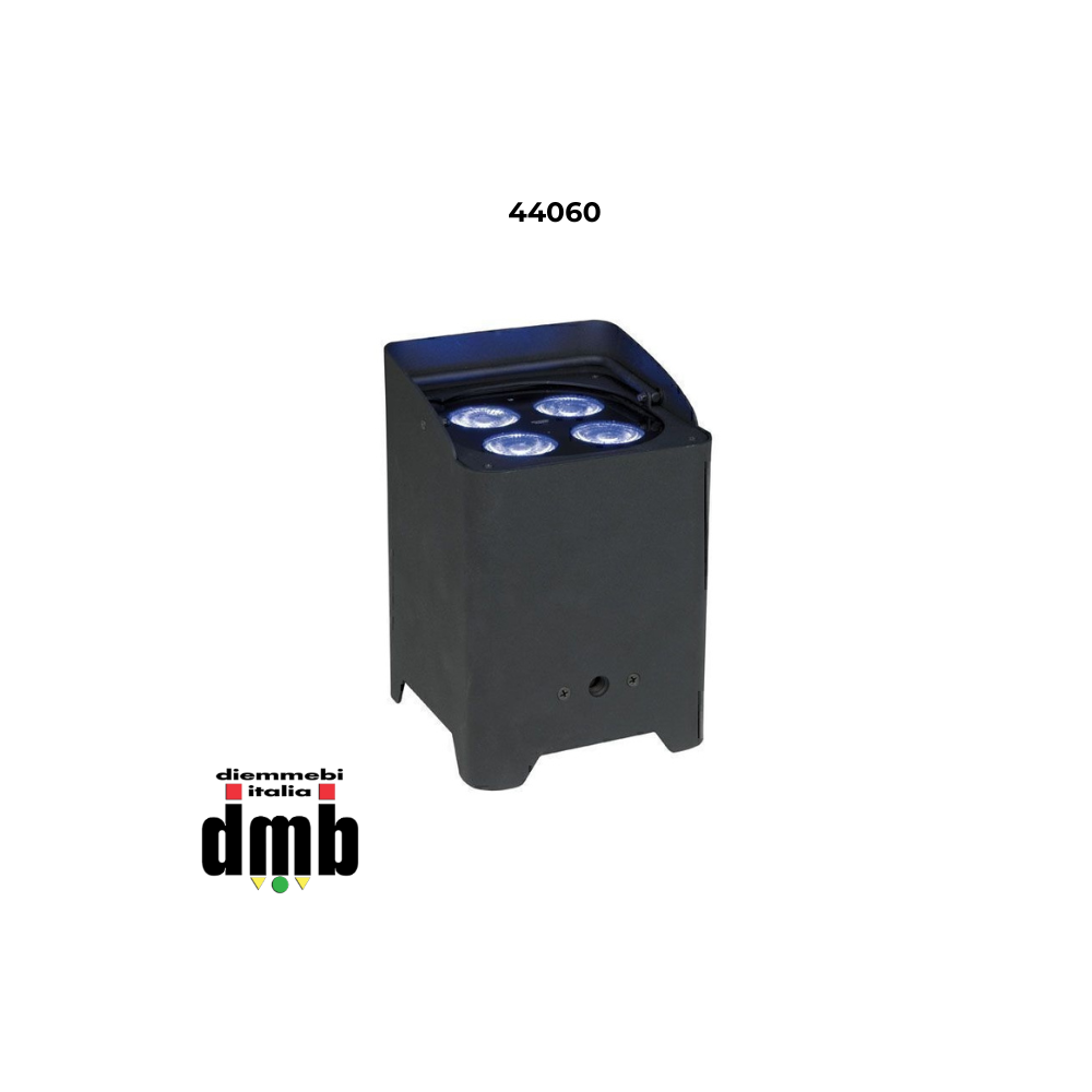 SHOWTEC - 44060 - Fari LED a batteria EVENTLITE 4/10 Q4 comprensivo di DMX Wireless