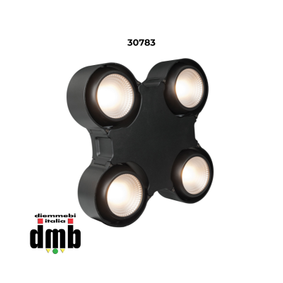 SHOWTEC - 30783 - Faro accecatore DMX 4 moduli LED Dual White da 80W SHOWTEC STAGE BLINDER 4 LED