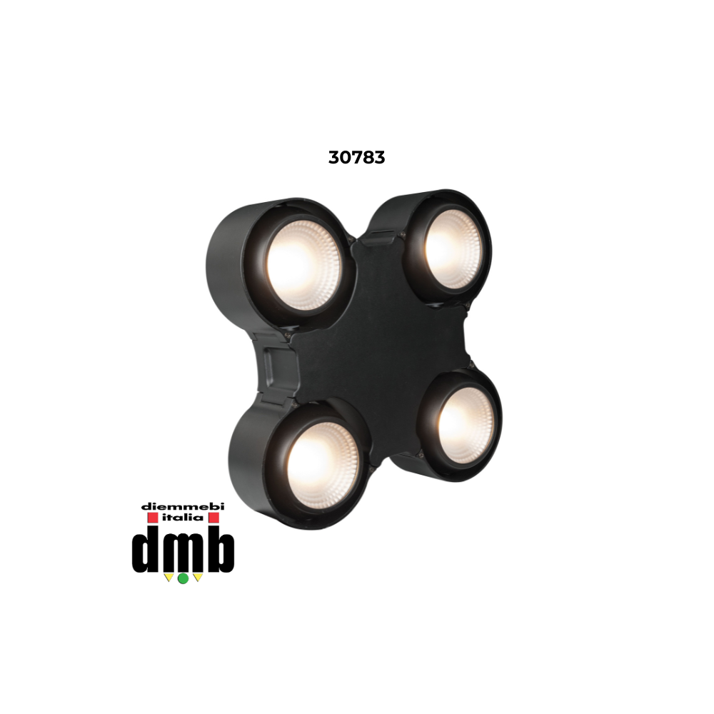 SHOWTEC - 30783 - Faro accecatore DMX 4 moduli LED Dual White da 80W SHOWTEC STAGE BLINDER 4 LED