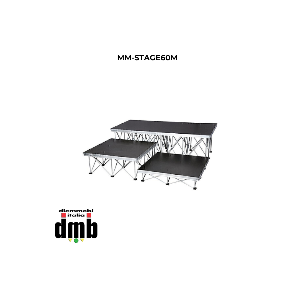 SHOWGEAR - MM-STAGE60M - Kit completo per Mammoth Stage da 60 m² + Parapetto da 22 m