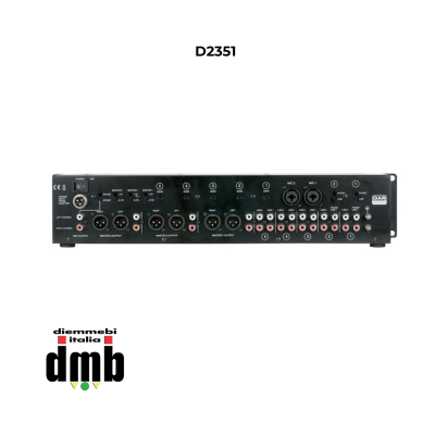 DAP - D2351 - Mixer audio da installazione a 3 zone 2U 7 canali IMIX-7.3