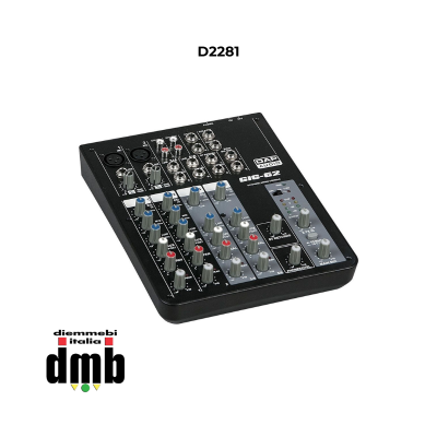 DAP - D2281 - Mixer audio professionale 6 canali GIG-62