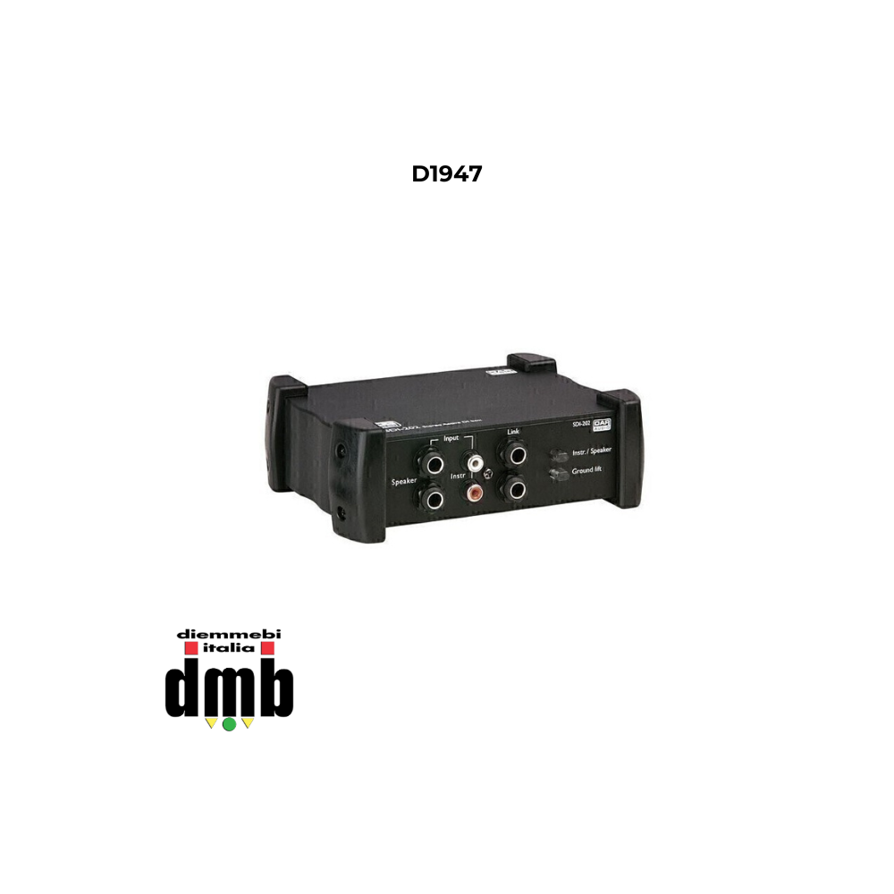 DAP AUDIO - D1947 - SDI-202 DI BOX attiva stereo