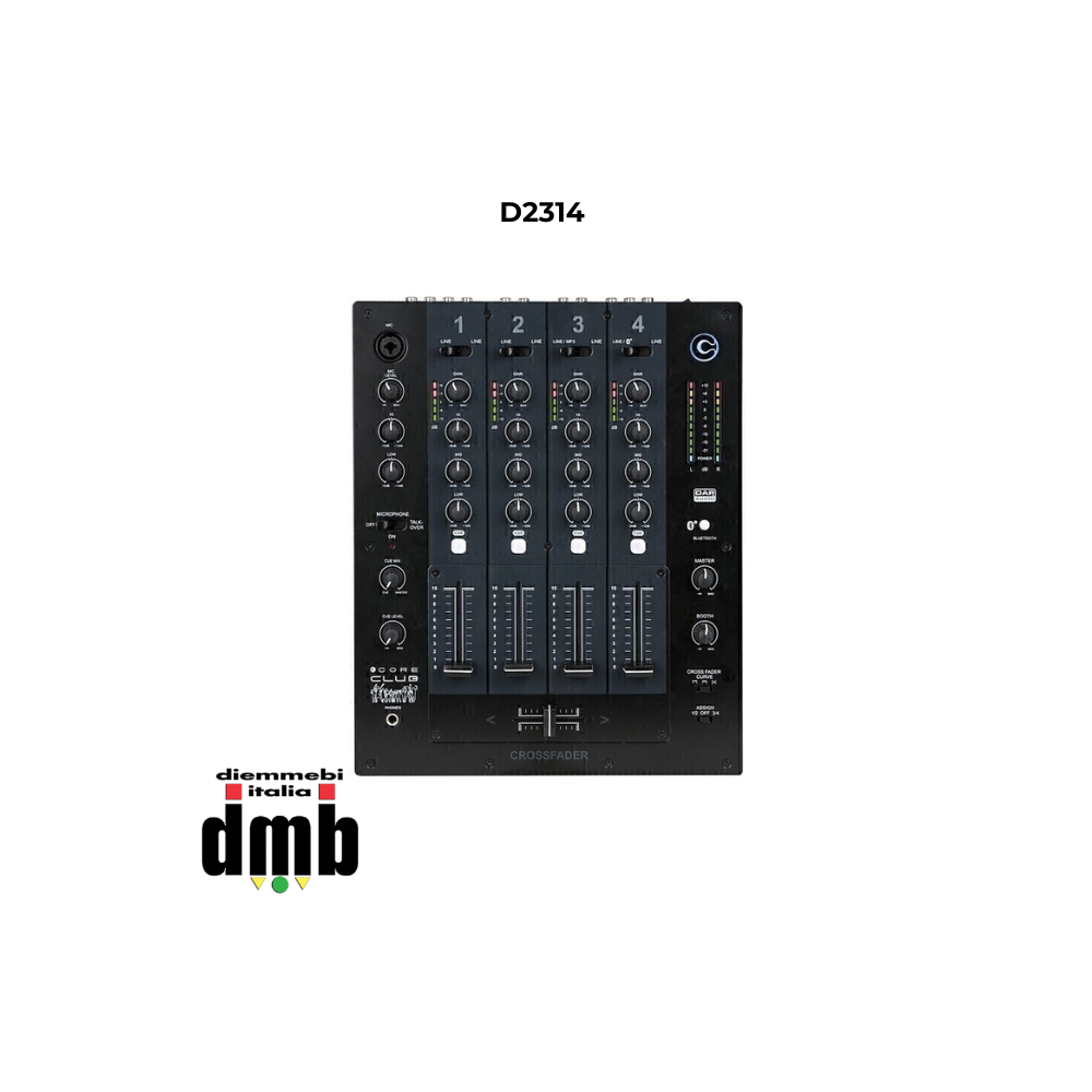 DAP AUDIO - D2314 - Mixer DJ a 4 canali