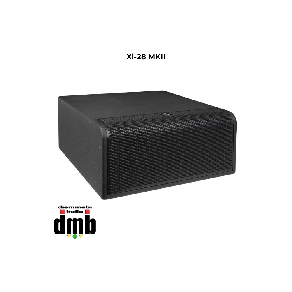 DAP AUDIO - Xi-28 MKII - Subwoofer passivo 2x 8” per installazione - colore nero