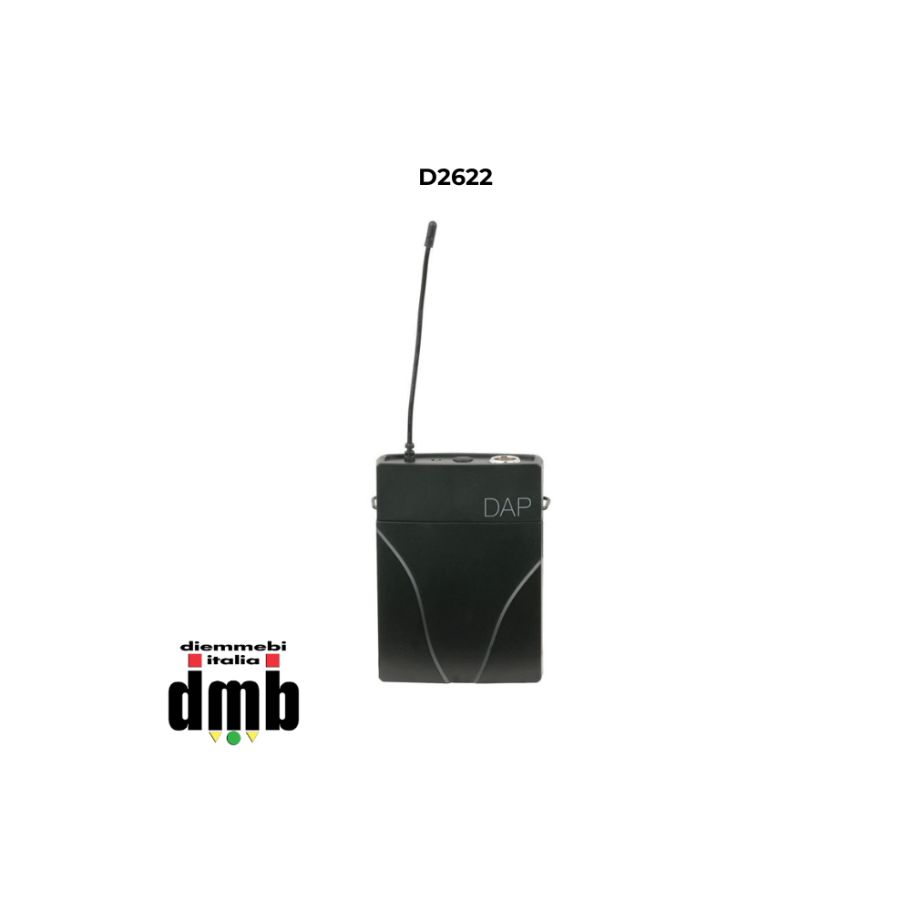 DAP AUDIO - D2622 - BP-10 Beltpack per PSS-106 863-865 MHz - incluse le cuffie