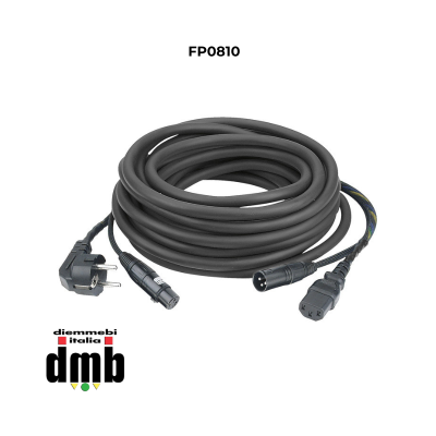 DAP AUDIO - FP0810 - Cavo con Schuko/XLR F - IEC/XLR M - Audio / Power