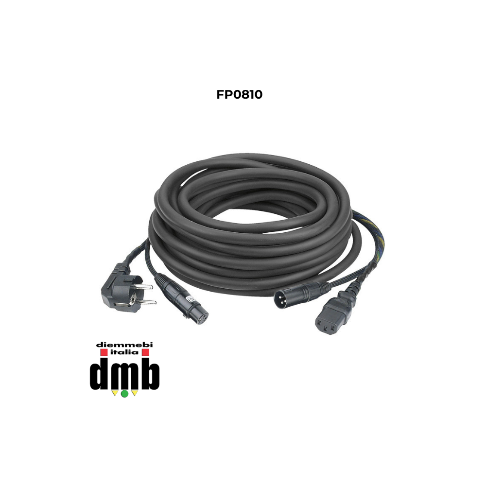 DAP AUDIO - FP0810 - Cavo con Schuko/XLR F - IEC/XLR M - Audio / Power